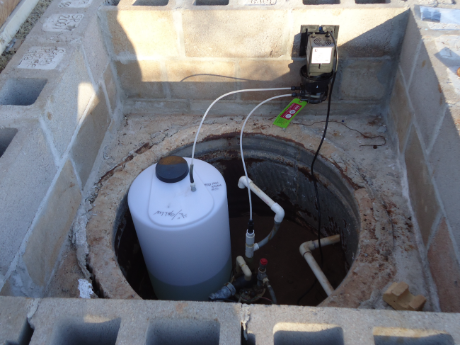 Using a Chlorinator with a Storage Tank
