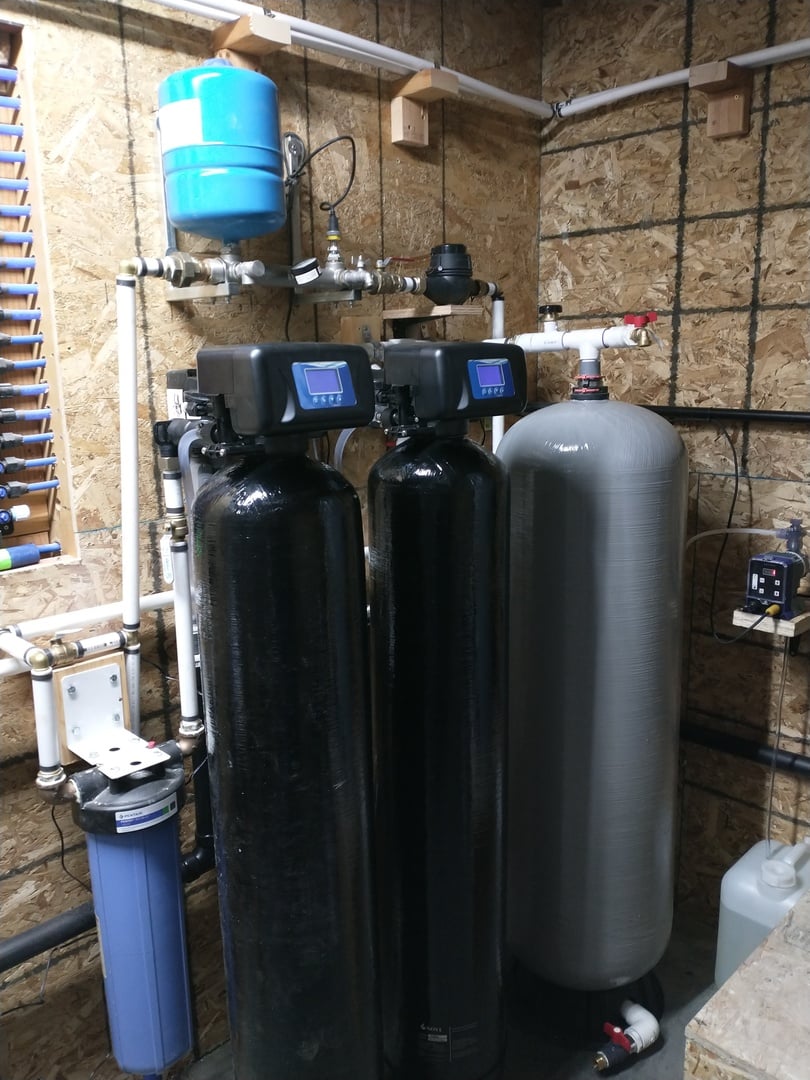 remove iron manganese and odor well water filter