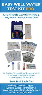easy well water test kit