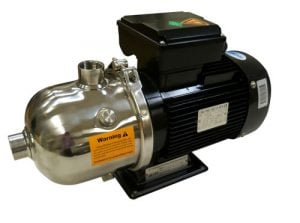 Clean Water Store 0.75 HP stainless steel booster pump with corrosion-proof design, ideal for improving low water pressure in well water systems.