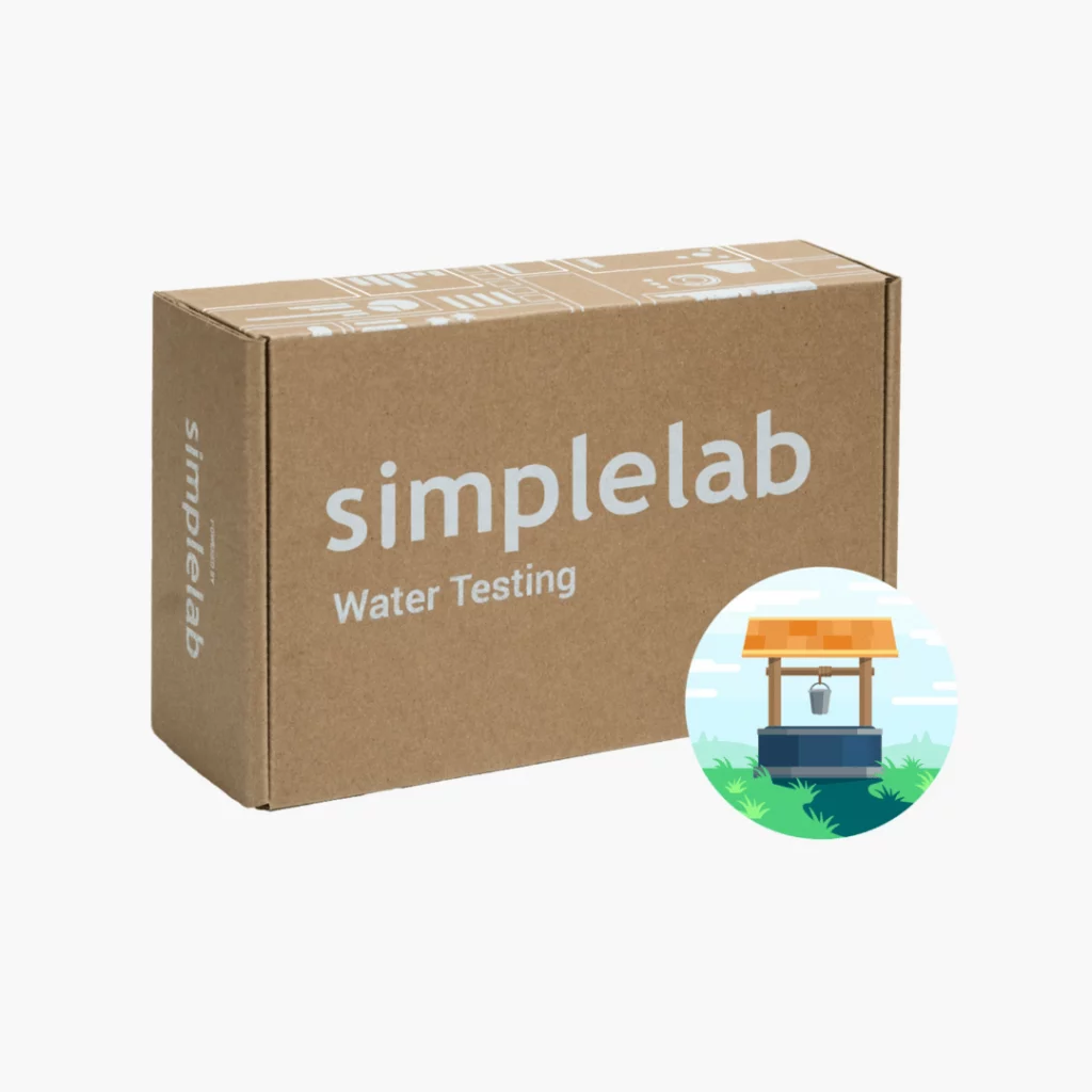 SimpleLab Certified Lab tests available at Clean Water Store, test results are used to customize a whole home water treatment and filter system.