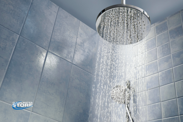 Dual shower heads with high pressure and no pressure drop thanks to commercial sized water system.