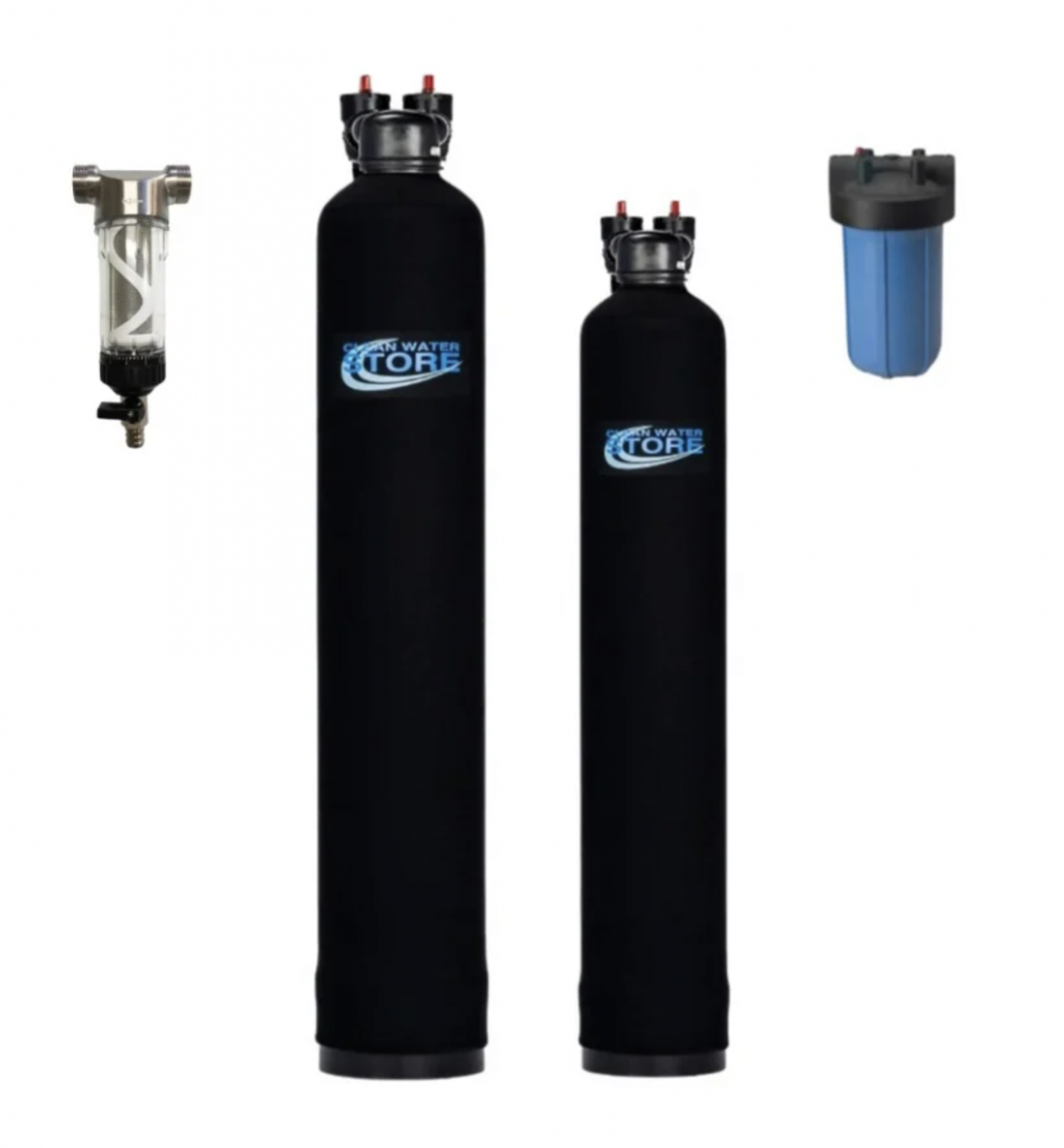 Combine the benefits of a Salt-Free Water Conditioner and a Whole House Catalytic Carbon Filter in one convenient package for chlorine and chloramine removal.