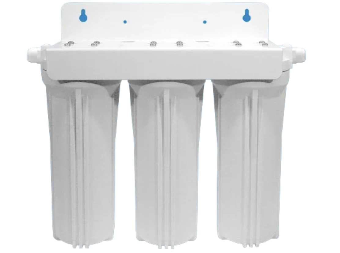 Under sink carbon block water filtration from Clean Water Store.