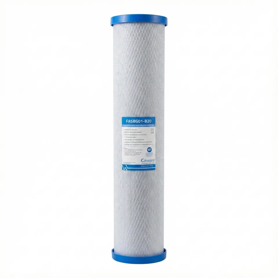 Big blue PFAS removal from drinking water filter cartridge 20 inch.