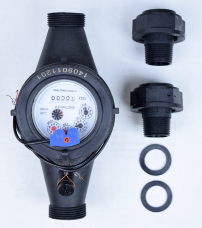 Pulse meter for homeowners monitoring their water usage alongside filtration improvements