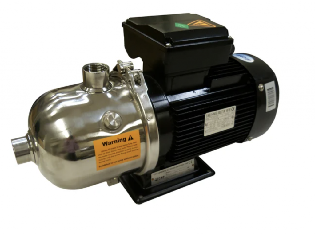 Booster pump available at Clean Water Store for well water systems