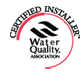 WQA certified water systems installer