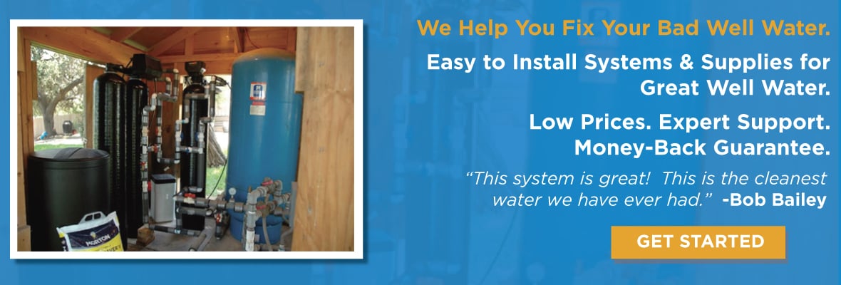 we help you fix your bad well water!