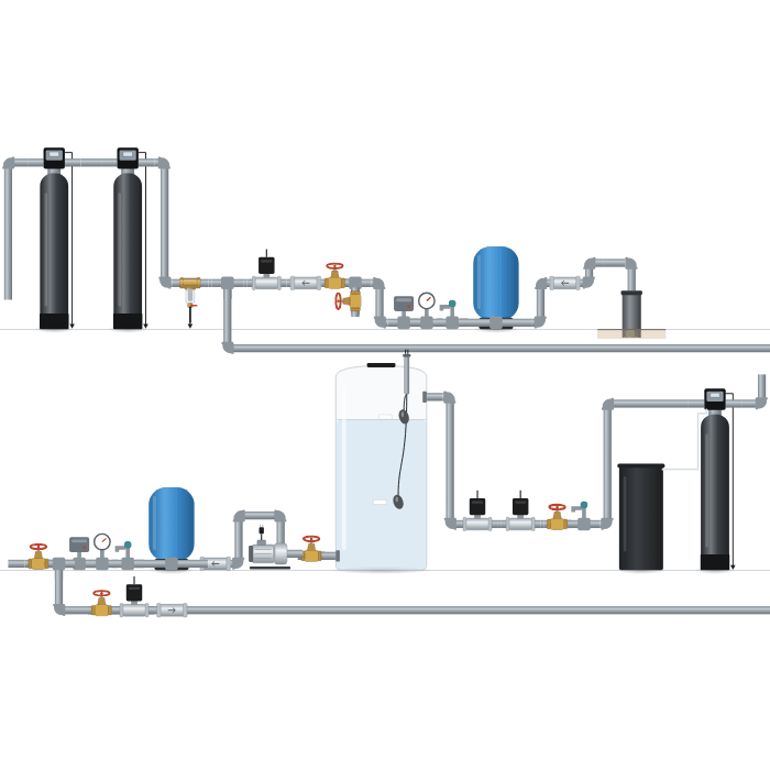 Carbon Filters Clean Water Backwash