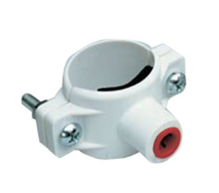 RO Drain Saddle 1.5" Drain x 1/4" Mur-lok