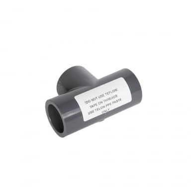 PVC Sch 80 3/4"Tee x 1/2" Slip x Slip x Thread