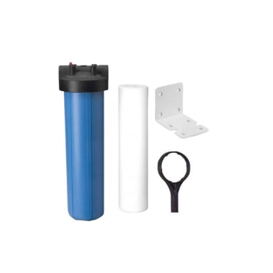 Dual Grade 25/01 Micron Big Blue 20" Filter Housing Assembly