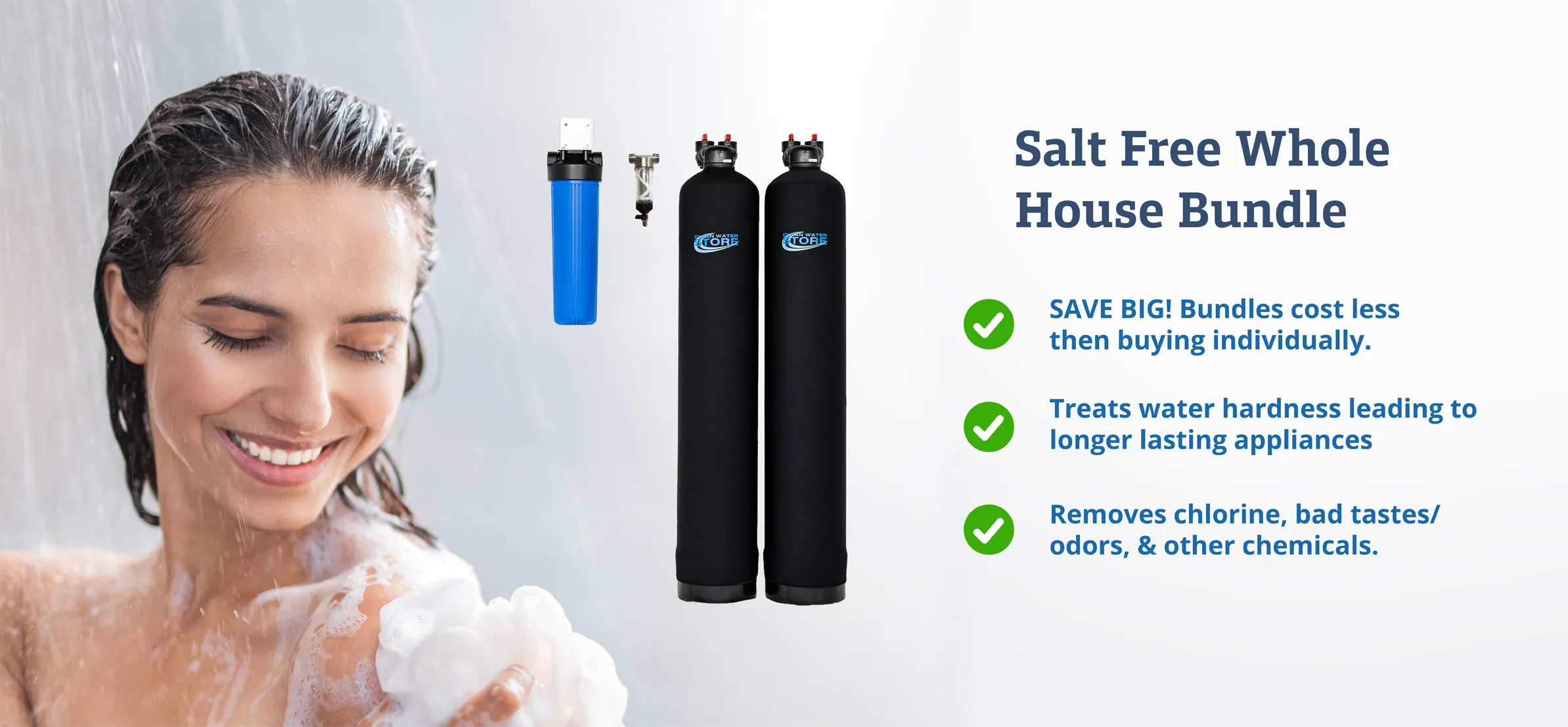 No Salt Whole House System Bundle Header