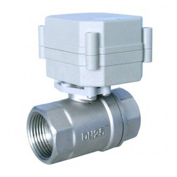 Stainless Steel Motorized Ball Valve 1" NPT 110-220V