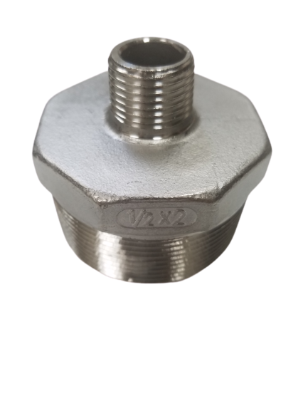 Stainless Steel Fitting: Reducing Nipple 2 x 1/2"