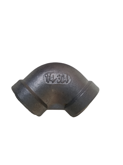 Stainless Steel Fitting: 90 Degree Elbow 1/4"