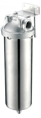 Stainless Steel Water Filter Housing 10" 1" NPT  Fits 2.5" x 10" Cartridges