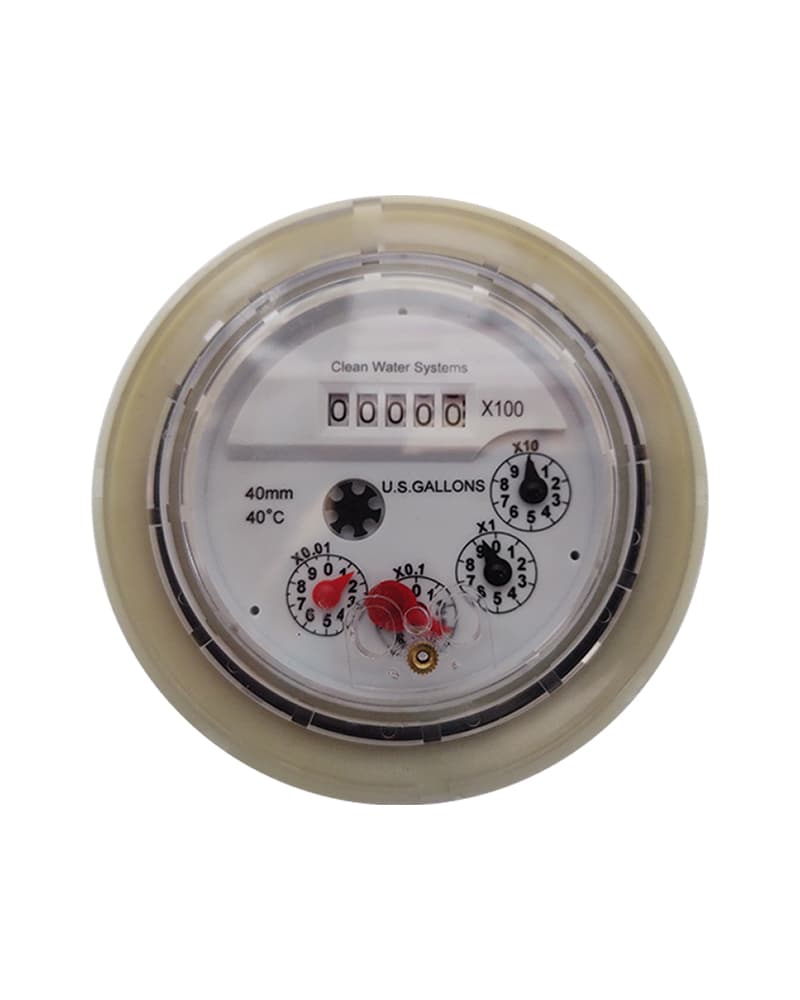 Register Replacement for CWS 1-1/2" Water Meter