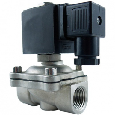 Solenoid Valve Stainless Steel 1" Normally Closed 110V