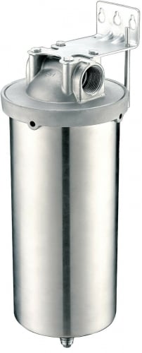 304 Stainless Steel Heavy-duty Filter Housing for 10" 3/4" NPT Shell Dining Tool 
